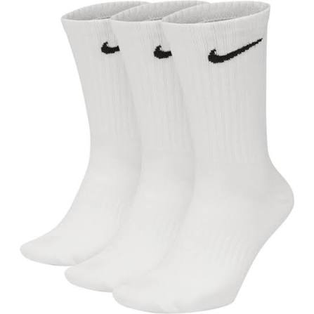White Nike socks