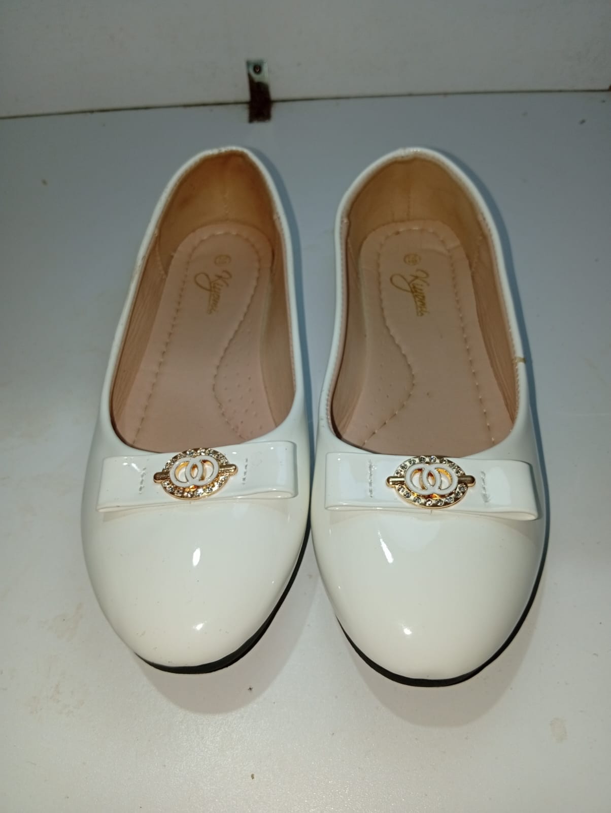 White doll shoes