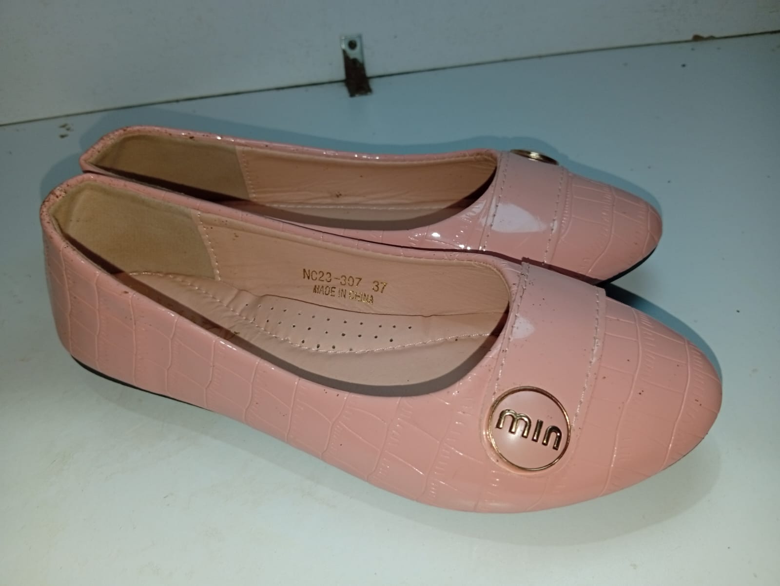 Pink doll shoes