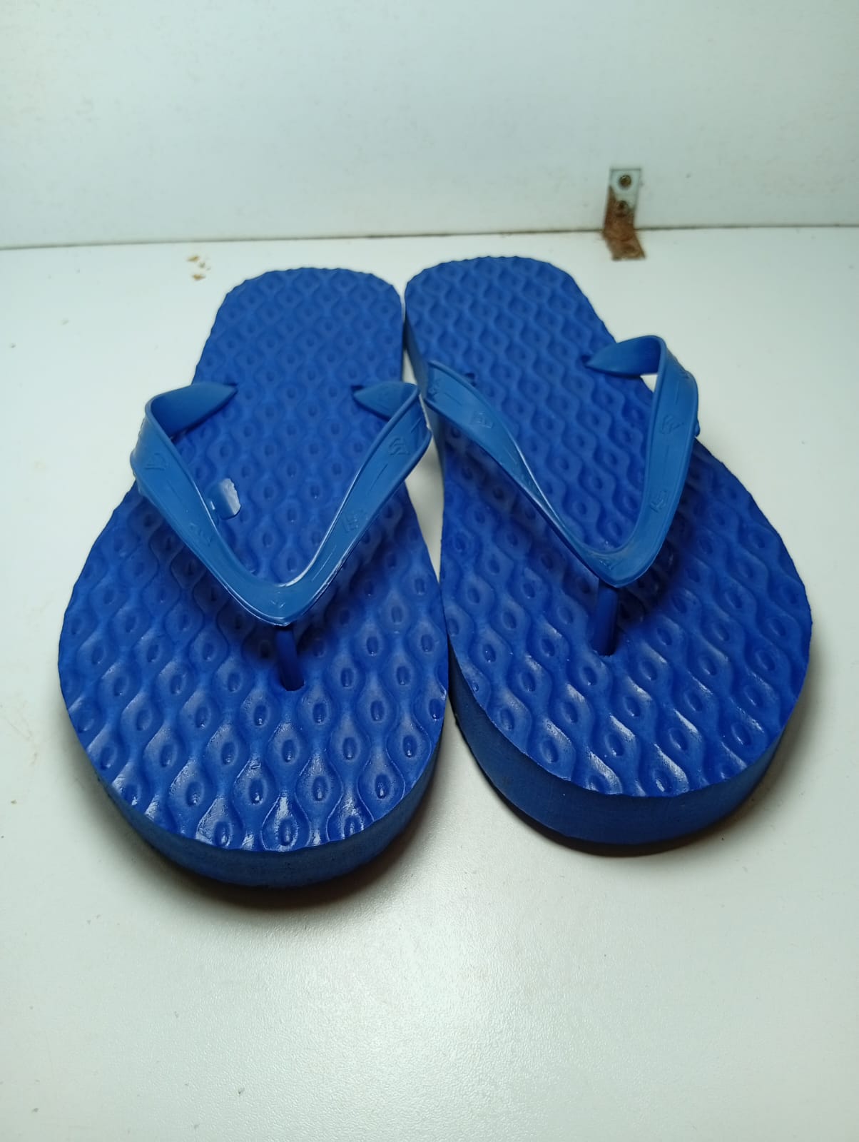 Textured Aqua slippers (Blue)