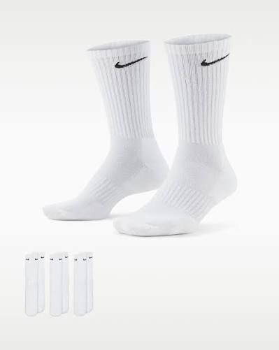 White Nike socks