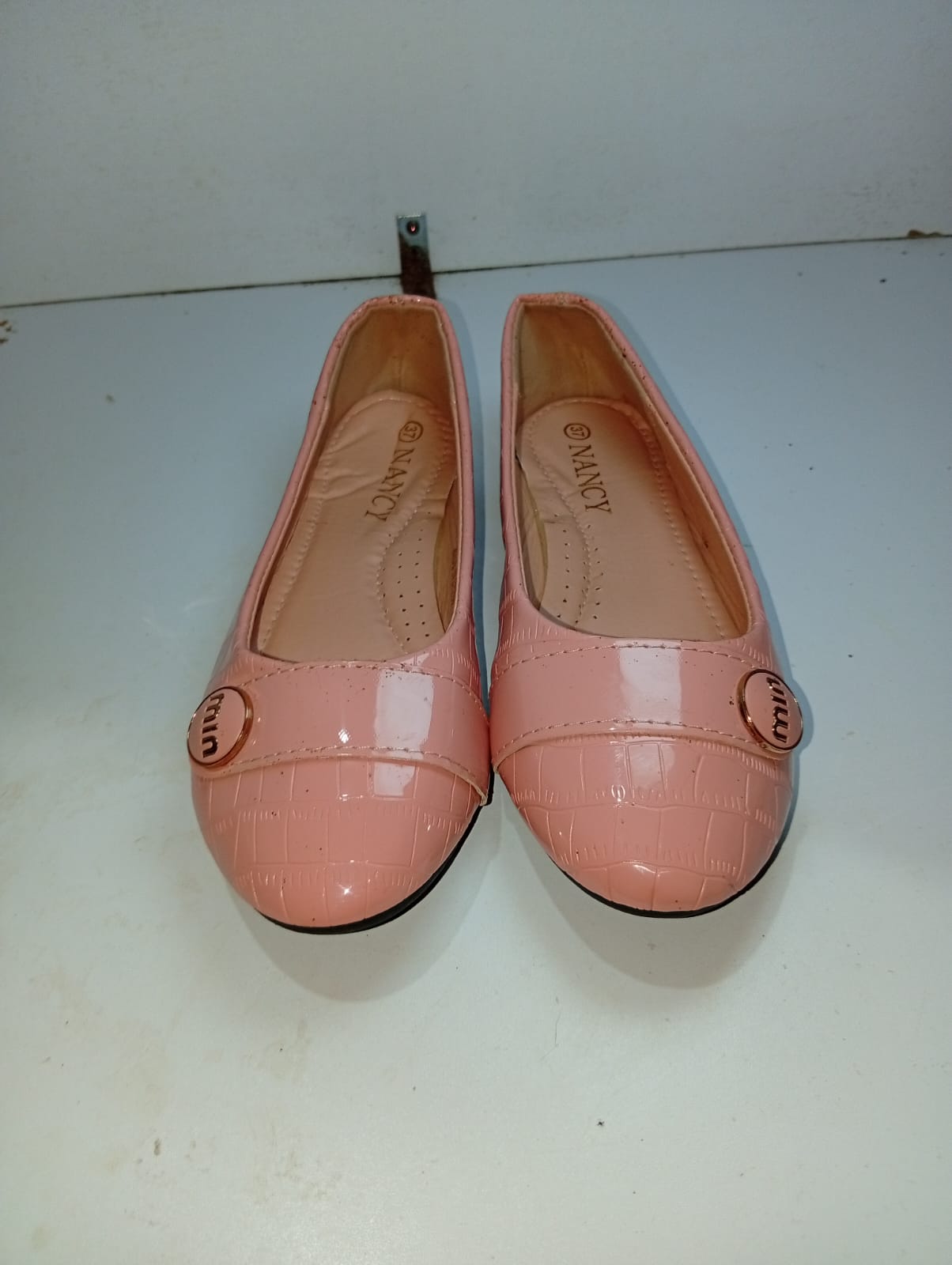 Pink doll shoes