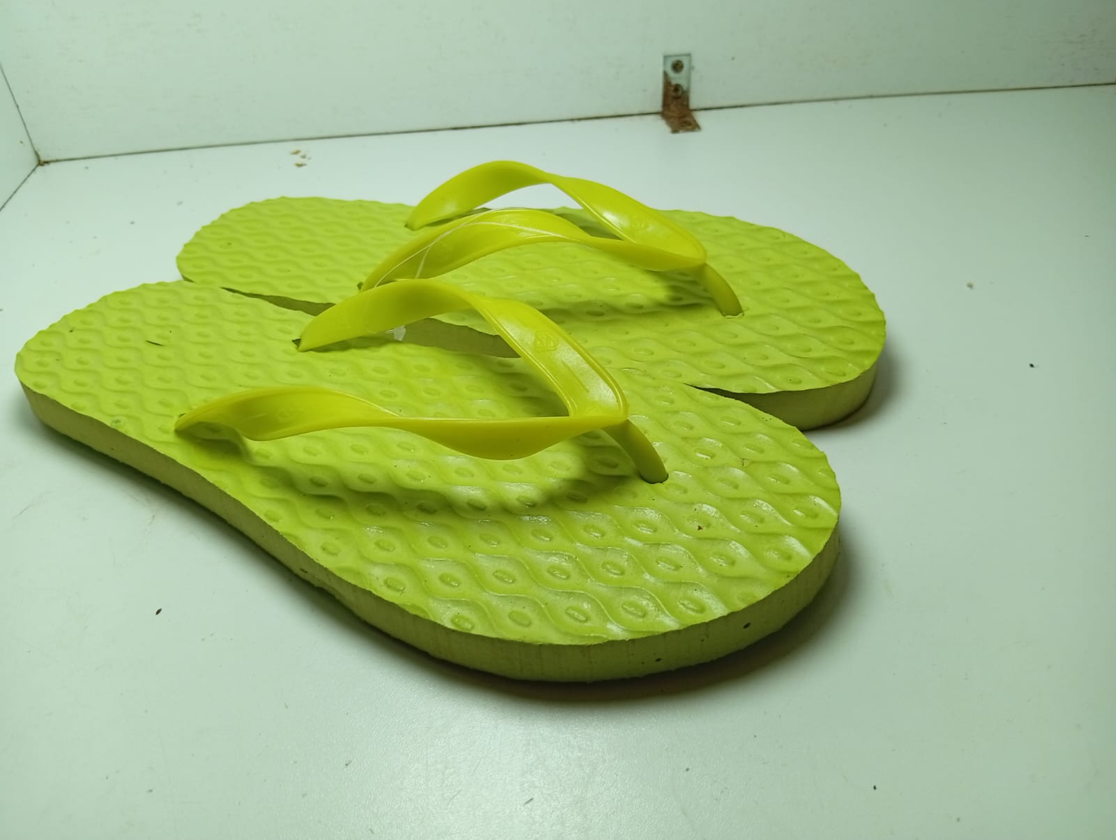Textured Aqua slippers (Green)