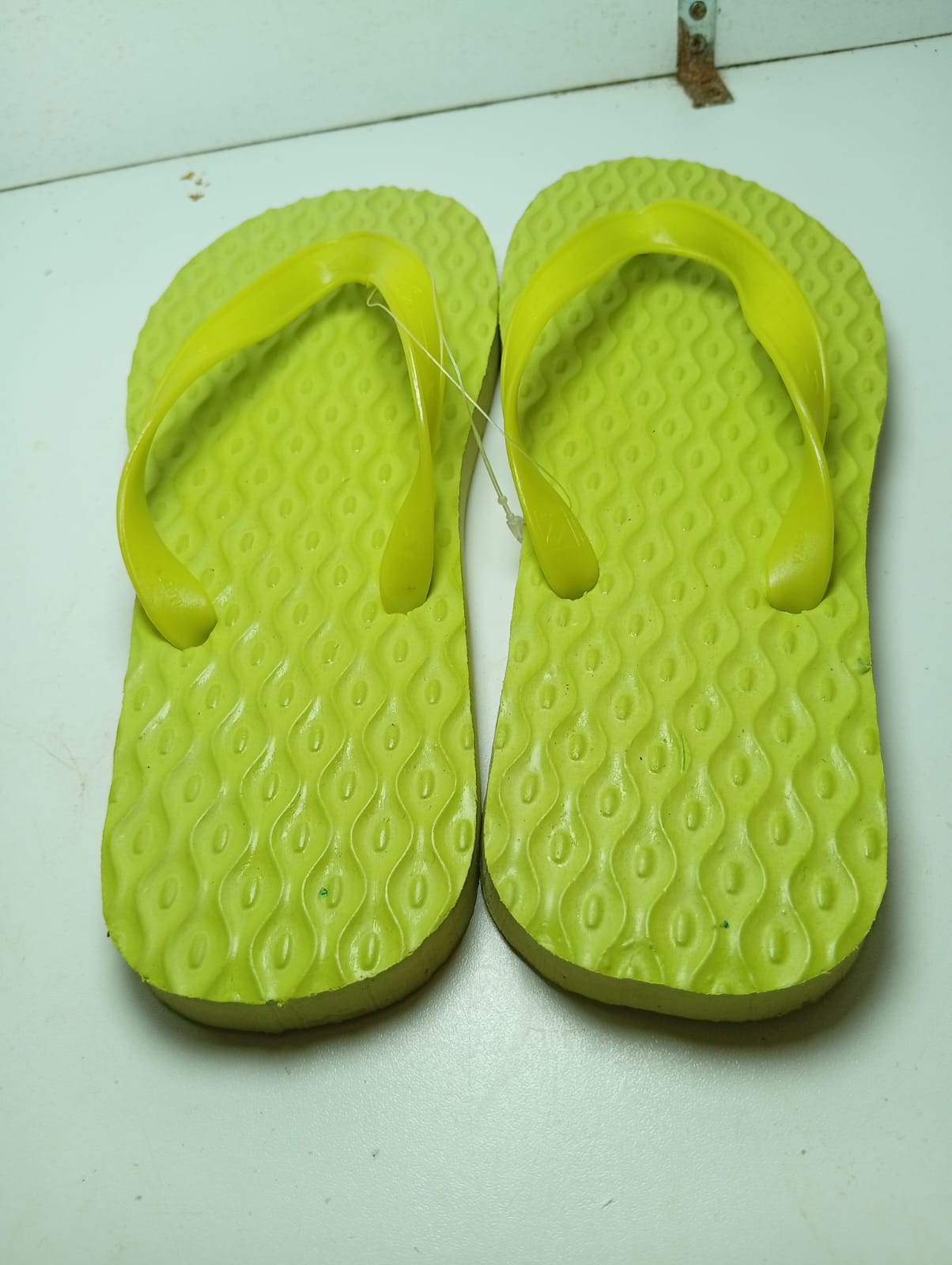 Textured Aqua slippers (Green)